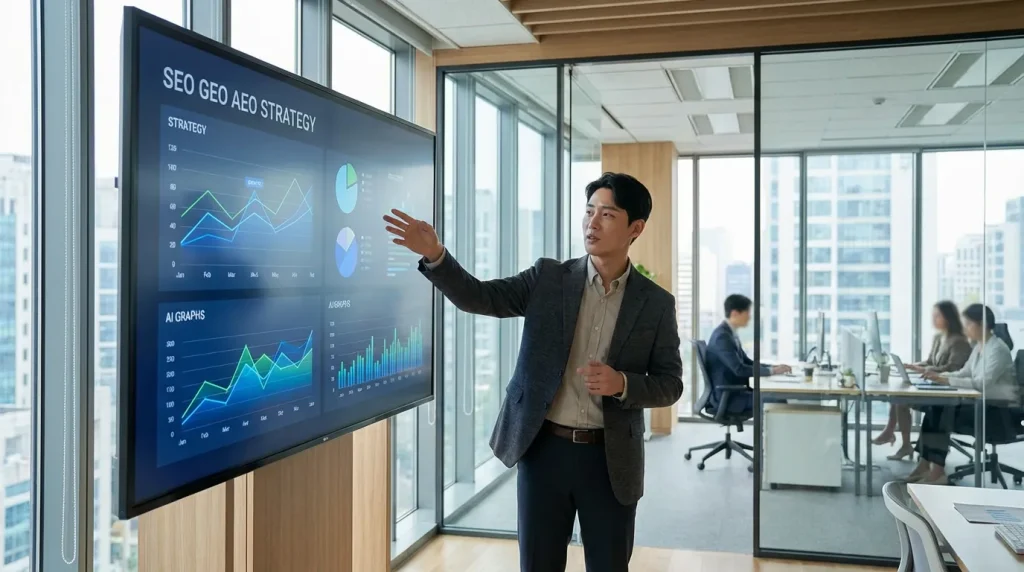 GEO SEO AEO 차이, 그냥 비슷해 보이지만 실제로는 완전히 다른 전략이에요. 검색엔진과 AI가 당신의 콘텐츠를 어떻게 다르게 읽는지, 놓치면 뒤처질 핵심 포인트를 지금 확인해보세요.